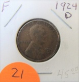 1924-D Lincoln Cent F