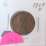 1924-D Lincoln Cent-Good