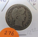 1915-D Barber Quarter-Very Good