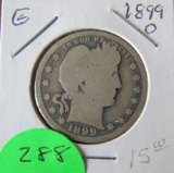 1899-O Barber Quarter-Good