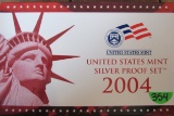 2004 United States Mint Silver Proof Set