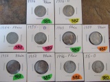 (10) Jefferson Nickels