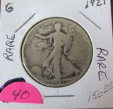 1921-P Walking Liberty Half-Rare