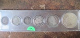 6 Coin Type Set