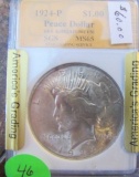 1924-P Peace Dollar MS65