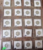 (20) 1936-P to 1945-D Mercury Dimes All VF to EF