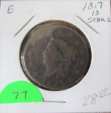 1817 Large Cent-Good