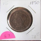 1850 Large Cent-Very Good