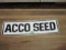 Metal Acco Seed Corn Sign