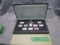 1980 US Olympic Sterling Silver Postage Stamps Boxed Set