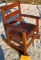 Signed Stickley Child's Rocker