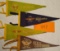 4 Texas Souvenir Pennants