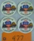 4 UPPR Pocatello Centennial 1982 Buttons