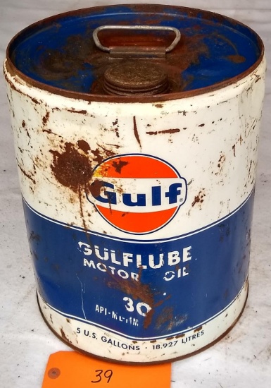 Gulf Oil 5 Gal. Can