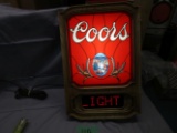 Orig. Coors Scrolling Beer Light