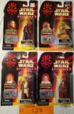 1998 4 Star Wars Figures on Card