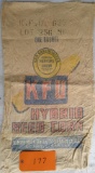 KFU-Kansas & Nebraska Farmers Union Seed Corn Sack