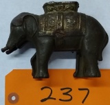 Cast Iron Elephant Bank