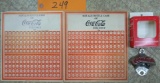 2 Coke Punchout Game Cards, Starr-X Bottle Opener