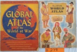 1938 & 1943 World Atlas