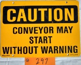 Conveyor 2 Sided Sign