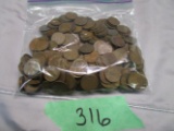 300+ Count of Unsearched Wheat Pennies