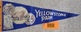 Felt Yellowstone Park Pennant/Flag