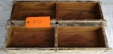 2 Wooden Double Brick Mold