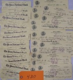 1911/1913 Cancelled Checks
