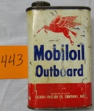 Mobiloil Outboard Oil Can