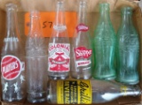 7 Vintage Pop Bottles