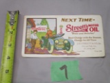 Very Rare Streett's Motor Oil Ink Blotter