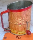 Vintage Metal Flour Sifter