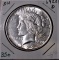 1922 D  Peace Dollar BU