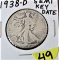 1938-D Semi Key Date Half Dollar