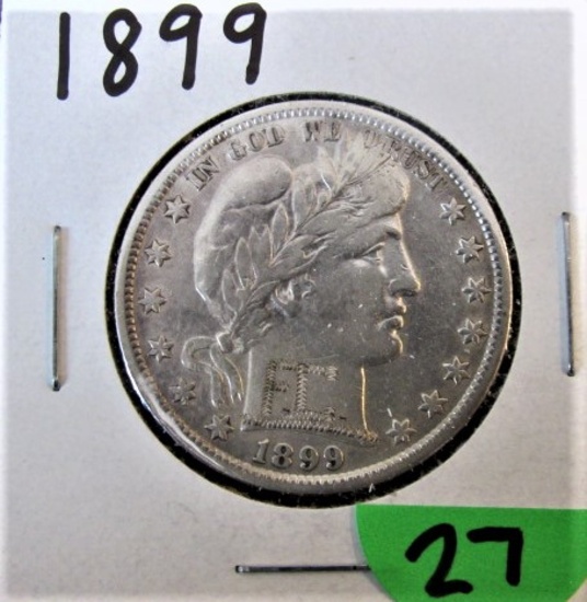 1899 Barber Half Dollar