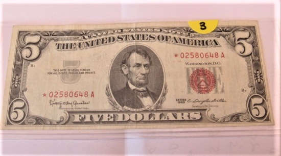 1963 Star Note $5