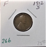 1912 S Lincoln Cent -Fine
