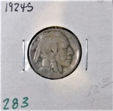 1924 S Buffalo Nickel -Good