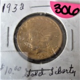 1932 $10 Gold Liberty
