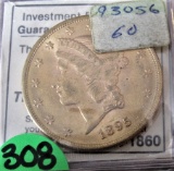 1859 $20 Liberty Gold Piece