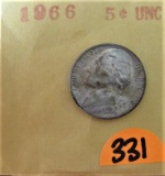 1966 Uncirculated Nickel