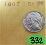 1967 Uncirculated Nickel