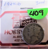 1924-D Mercury Dime