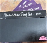 1978 Proof Set, 1988, 1991, 1993 Mint Sets