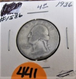 1936 Washington Quarter