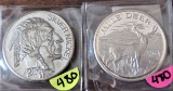 2oz Silver Value Coins (Mule Deer & Silver Nickel)