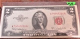 (2) 1953-C, 1963 Two Dollar Bills