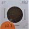 (2) 1903, 1905 Indian Head Cents EF/EF