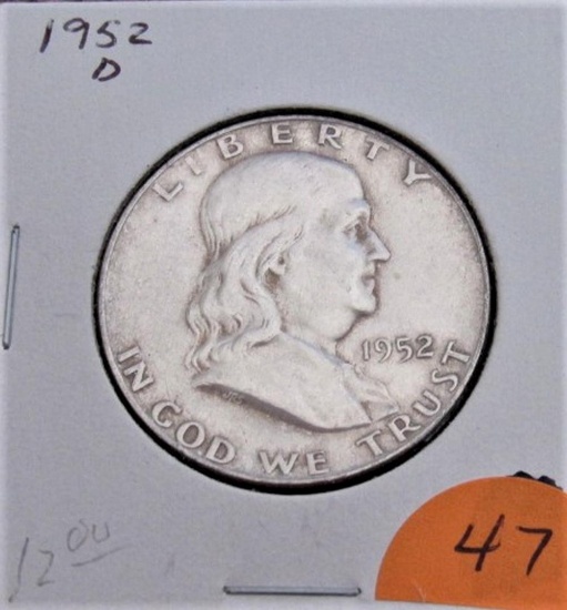 1952-D Franklin Half